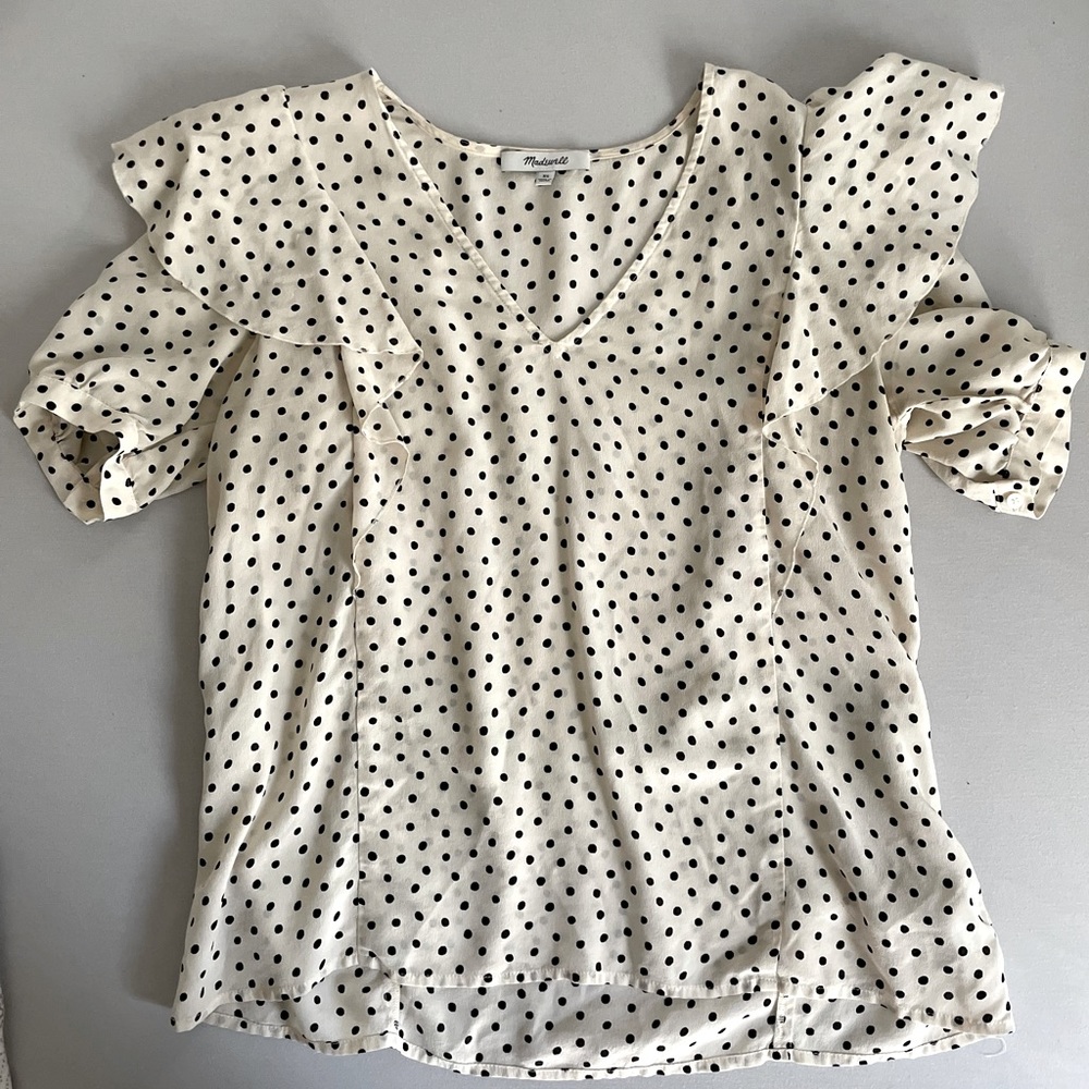 Madewell Polka Dot Blouse